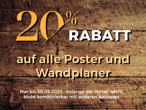 Grafik Aktuelle Angebote - Rabatt Poster und Wandplaner