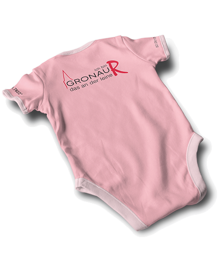 GronauMini Bodysuit Babypink Rückseite