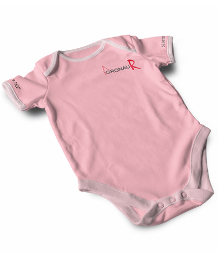 GronauMini Bodysuit Babypink Vorderseite