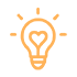 Icon einer Glühbirne