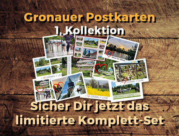 Lokale Designs aus Gronau / Leine: Entdecke die Gronau to go Kollektionen - Postkarten