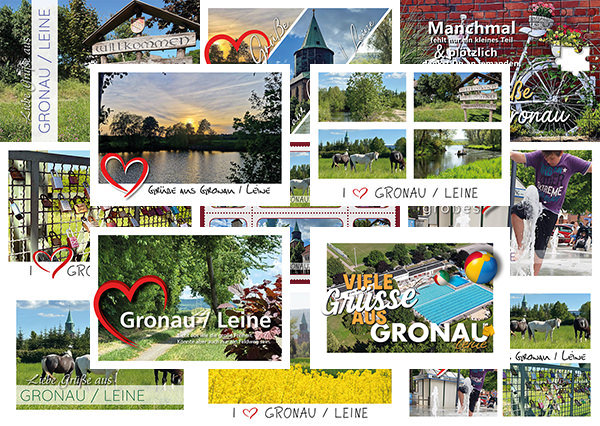 Kollage aller Postkarten