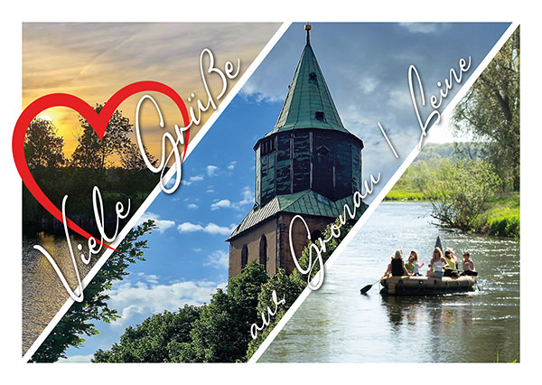 Postkarten Motiv 11 - Alles schräg - Gronau to go