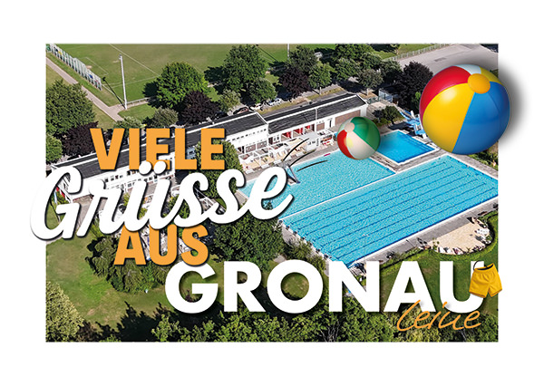 Postkarten Motiv 13 - Wasserball - Gronau to go